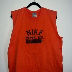 Nike Graphic Orange Tank Top